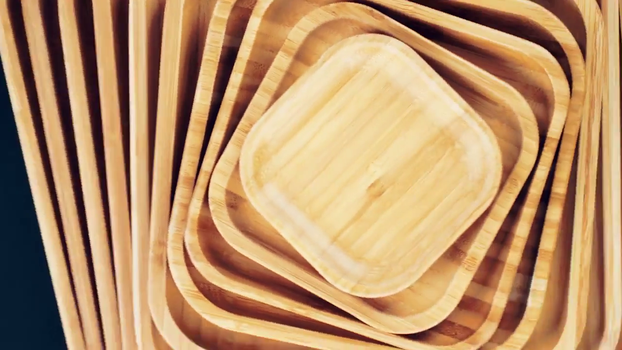13" Bamboo Round Serving Platter — Dock-to-Table