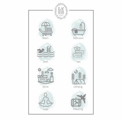 La Hammam Mediterranean Peshtemal Beach Towel