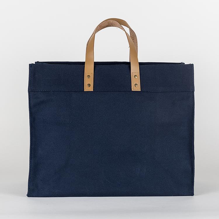 Keys Canvas & Leather Tote — Coastal Carry-All