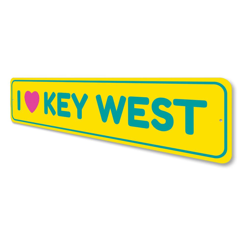 I Love Key West — Southernmost Heart Sign