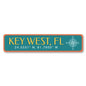 Key West Latitude & Longitude — Precision Coastal Sign