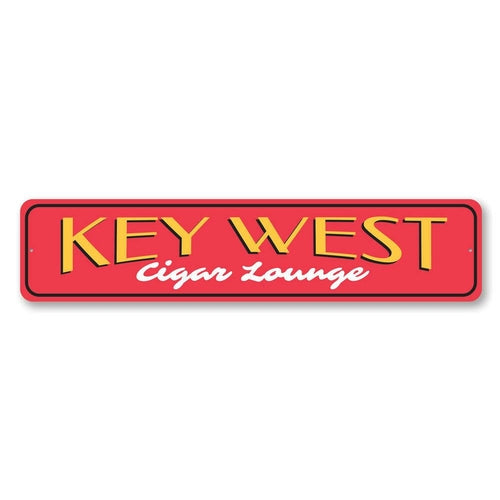 Cigar Lounge, Key West — Havana Nights Sign