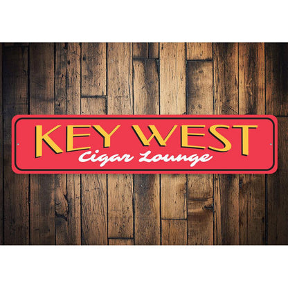 Cigar Lounge, Key West — Havana Nights Sign