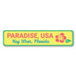 Paradise, USA — Key West Vintage Sign