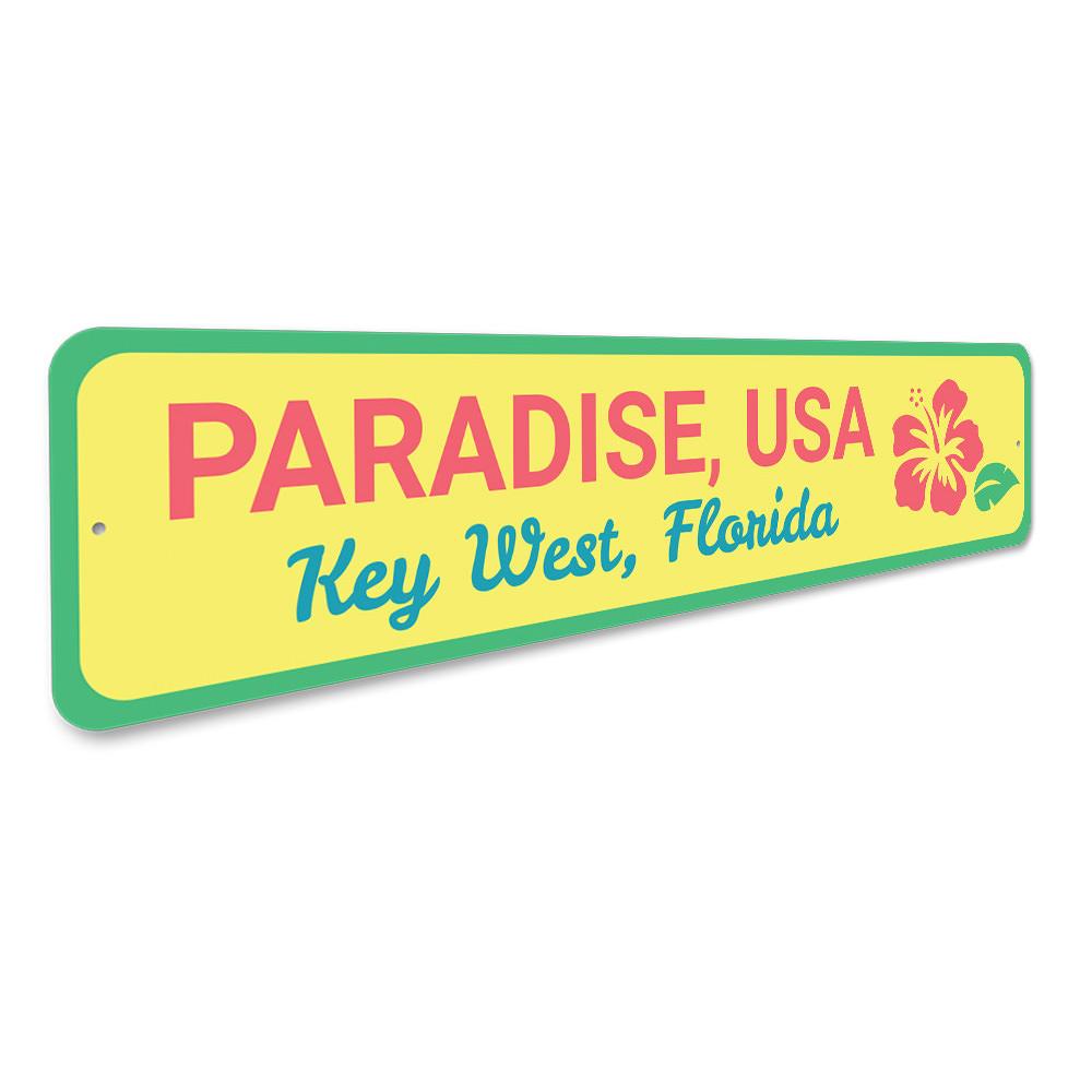 Paradise, USA — Key West Vintage Sign