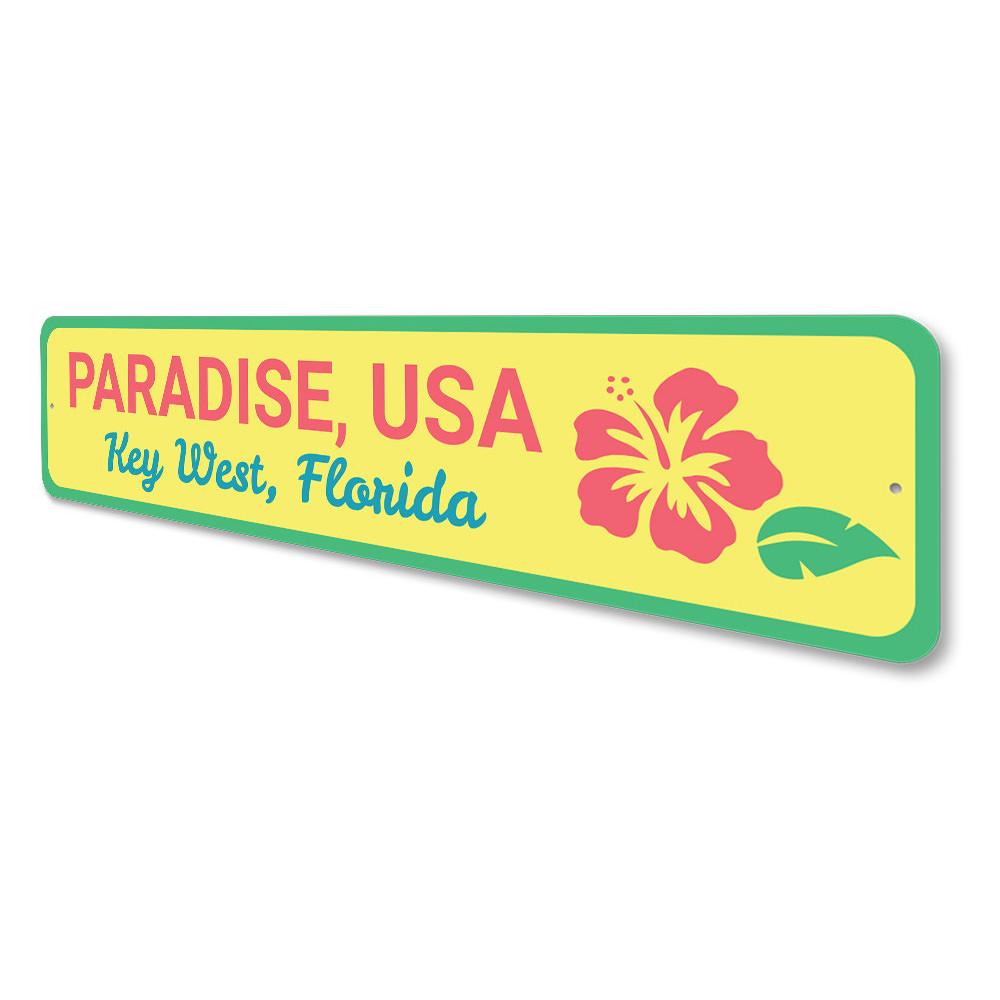 Paradise, USA — Key West Vintage Sign