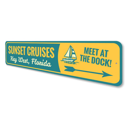 Sunset Cruises, Key West — Nautical Wall Sign