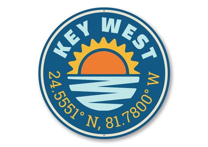 Key West Sunset — Golden Hour Wall Sign