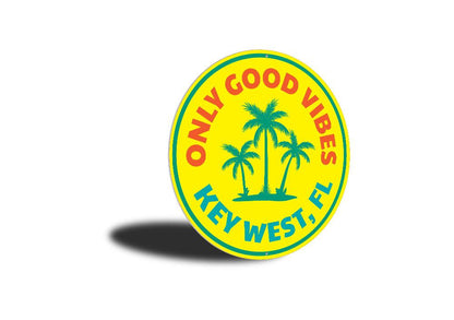 Good Vibes, Key West — Coastal Wall Sign