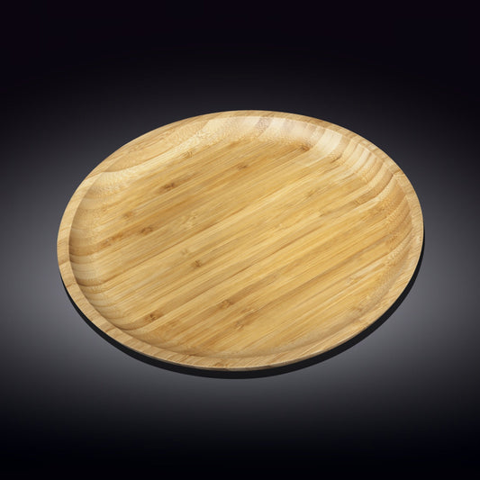 13" Bamboo Round Serving Platter — Dock-to-Table
