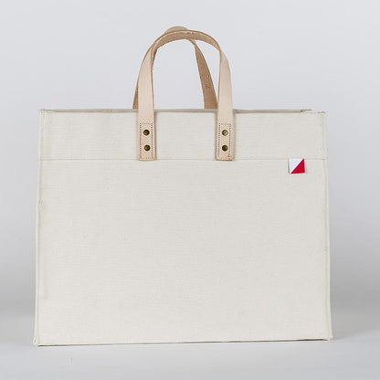 Keys Canvas & Leather Tote — Coastal Carry-All