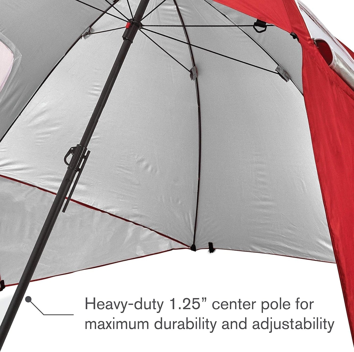Southernmost Shade — 8-Foot SPF 50 Beach Canopy Umbrella