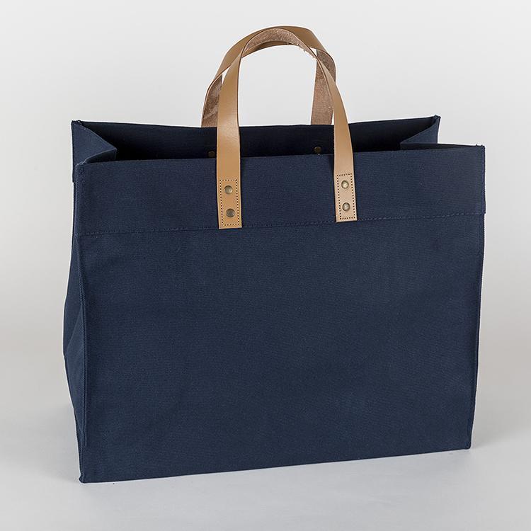 Keys Canvas & Leather Tote — Coastal Carry-All