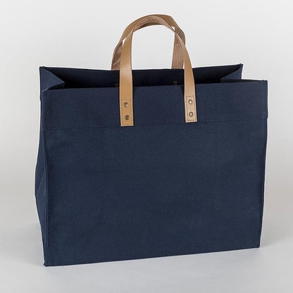 Keys Canvas & Leather Tote — Coastal Carry-All
