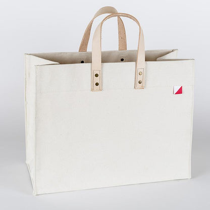 Keys Canvas & Leather Tote — Coastal Carry-All