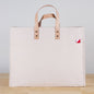 Keys Canvas & Leather Tote — Coastal Carry-All