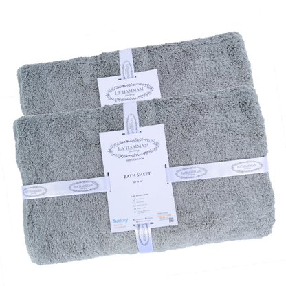 La Hammam Turkish Cotton Bath Sheet — 600 GSM Luxury
