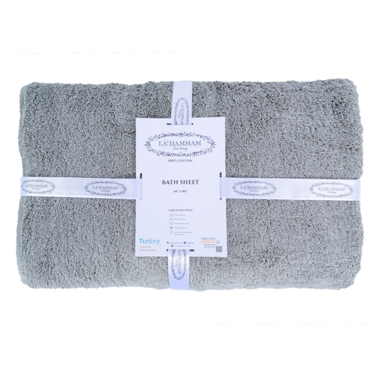 La Hammam Turkish Cotton Bath Sheet — 600 GSM Luxury