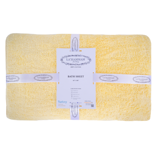 La Hammam Turkish Cotton Bath Sheet — 600 GSM Luxury