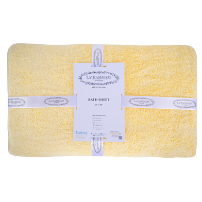 La Hammam Turkish Cotton Bath Sheet — 600 GSM Luxury