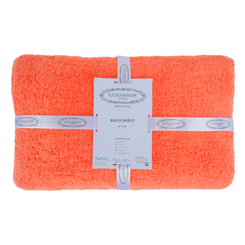 La Hammam Turkish Cotton Bath Sheet — 600 GSM Luxury