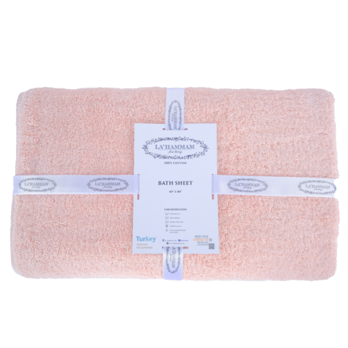 La Hammam Turkish Cotton Bath Sheet — 600 GSM Luxury