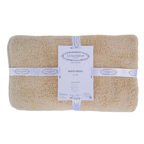 La Hammam Turkish Cotton Bath Sheet — 600 GSM Luxury