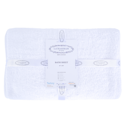 La Hammam Turkish Cotton Bath Sheet — 600 GSM Luxury