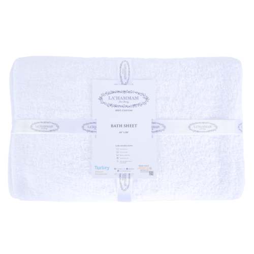 La Hammam Turkish Cotton Bath Sheet — 600 GSM Luxury