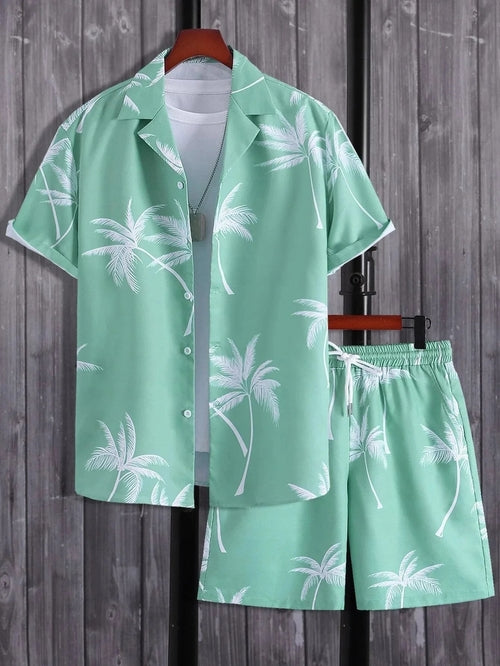 Vacation Mood Board Shorts — Men's Coastal Set