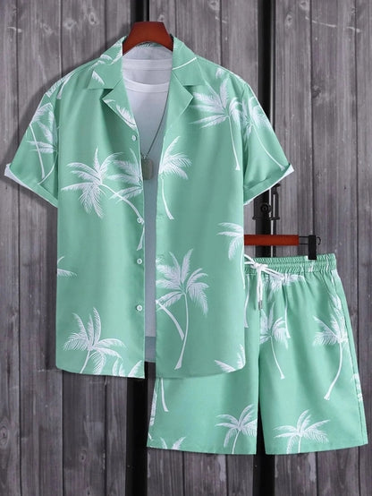Vacation Mood Board Shorts — Men's Coastal Set