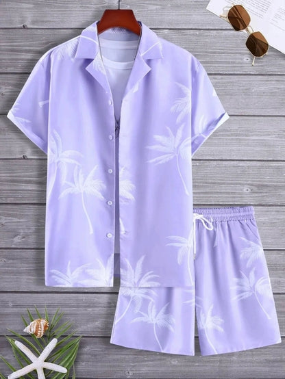 Vacation Mood Board Shorts — Men's Coastal Set