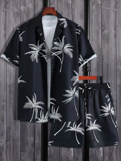 Vacation Mood Board Shorts — Men's Coastal Set