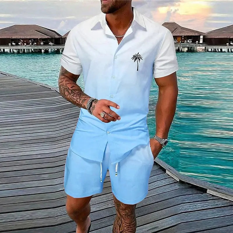 Summer Party Board Shorts — Men's Keys Casual Set