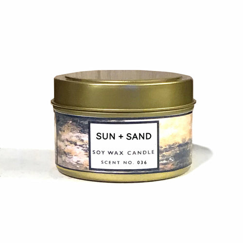 Sun & Sand Soy Wax Candle — Coastal Scent Collection