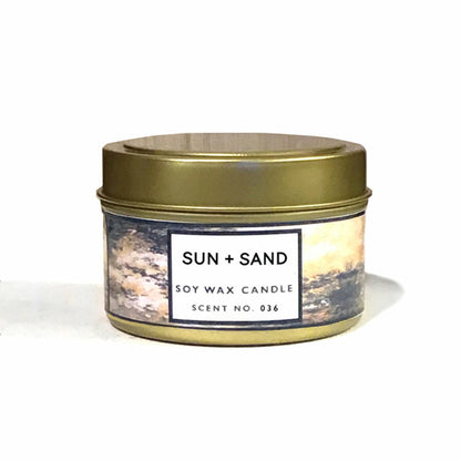 Sun & Sand Soy Wax Candle — Coastal Scent Collection
