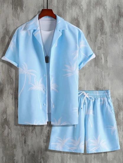 Vacation Mood Board Shorts — Men's Coastal Set