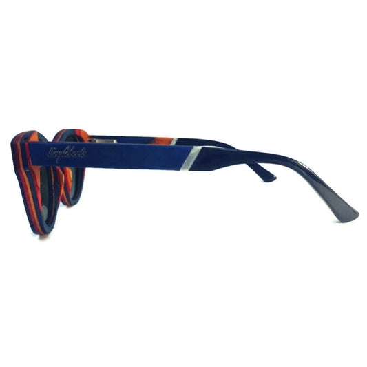 Beach Bound Skateboard Wood Sunglasses — Polarized