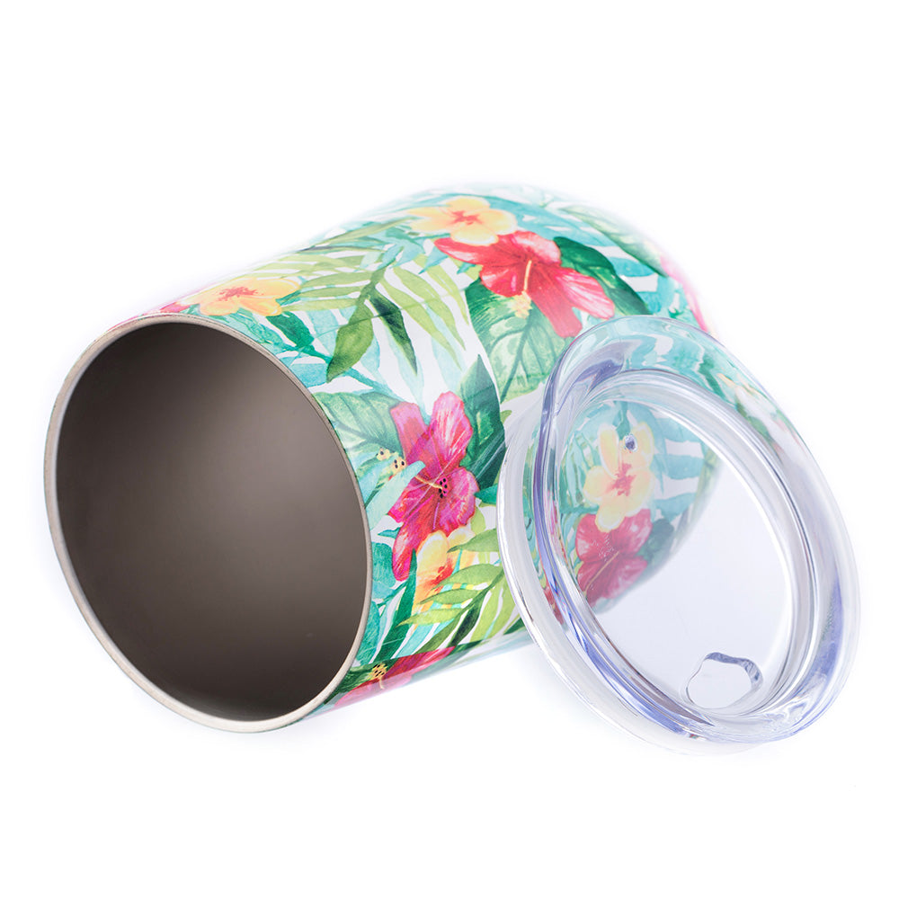 DRINCO® 12oz Insulated Wine Tumbler — Tropical Hues