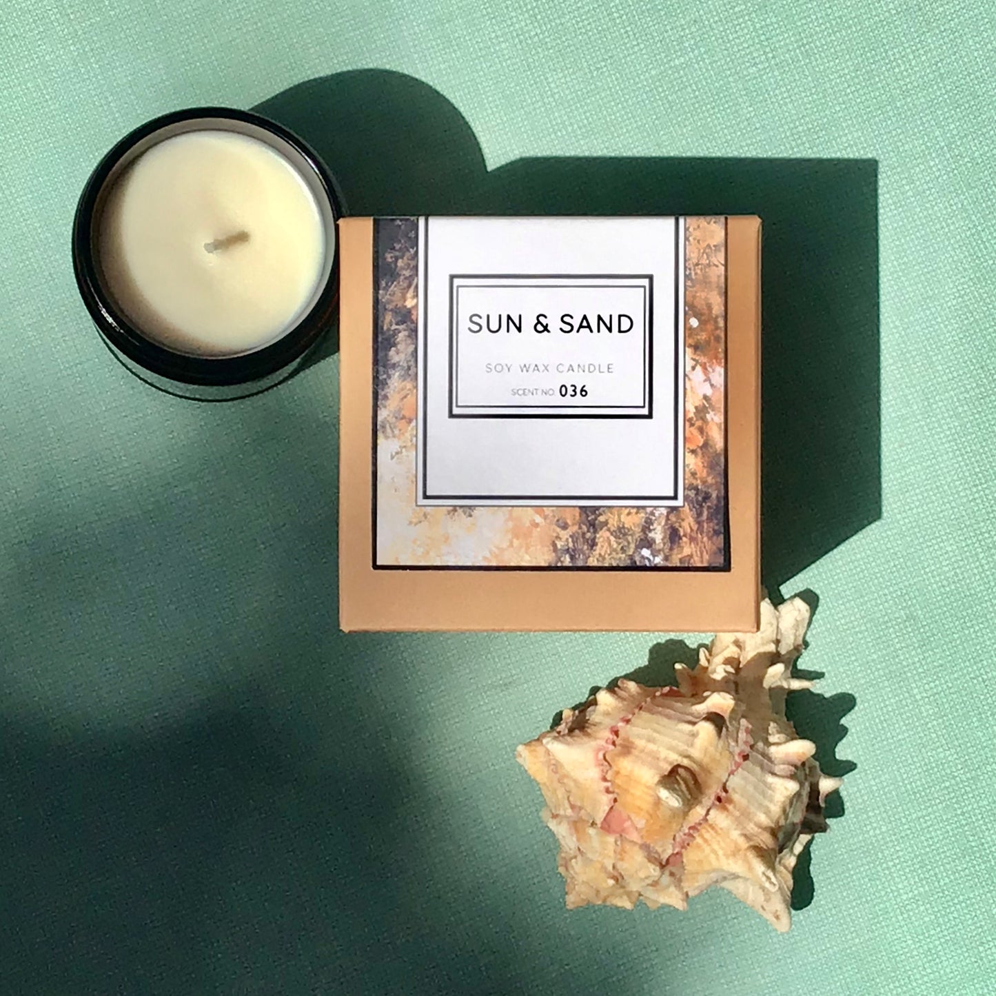 Sun & Sand Soy Wax Candle — Coastal Scent Collection