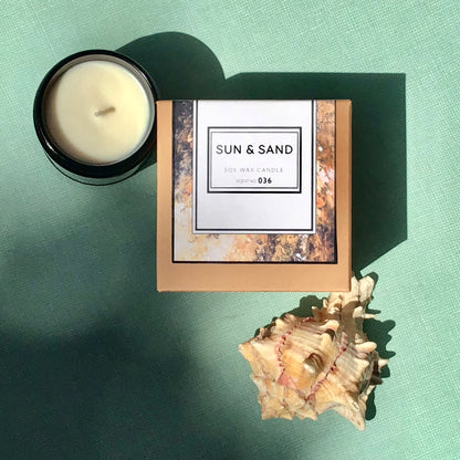 Sun & Sand Soy Wax Candle — Coastal Scent Collection