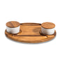 Sunset Spread Board — Charcuterie Tray with Ceramic Bowls
