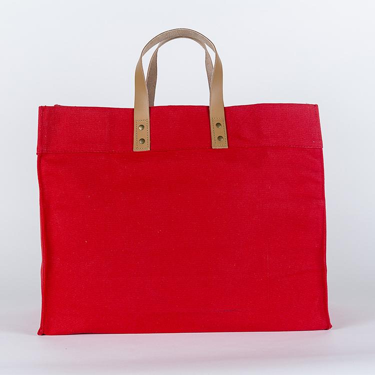Keys Canvas & Leather Tote — Coastal Carry-All