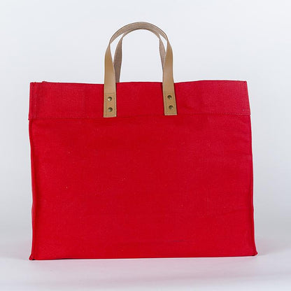 Keys Canvas & Leather Tote — Coastal Carry-All