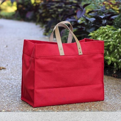 Keys Canvas & Leather Tote — Coastal Carry-All