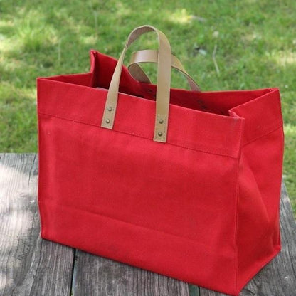 Keys Canvas & Leather Tote — Coastal Carry-All