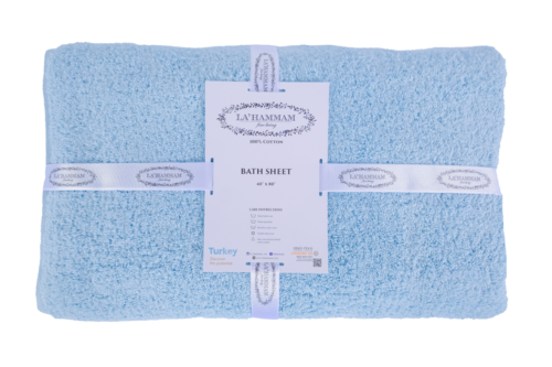 La Hammam Turkish Cotton Bath Sheet — 600 GSM Luxury