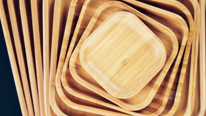 13" Bamboo Round Serving Platter — Dock-to-Table